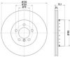 MINTEX MDCB2625 Brake Disc